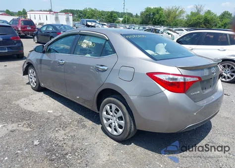 2014 Toyota Corolla Le from USA, damaged, VIN 2T1BURHE6EC069077